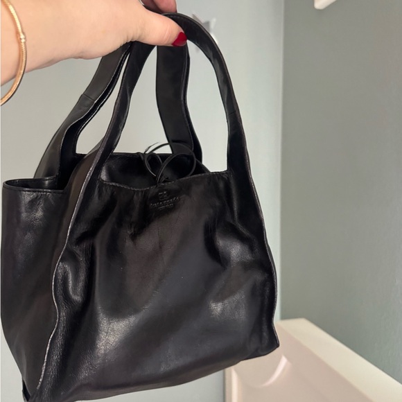 VERY RARE Y2K Lambskin leather Kate Spade small tote bag - Picture 9 of 15